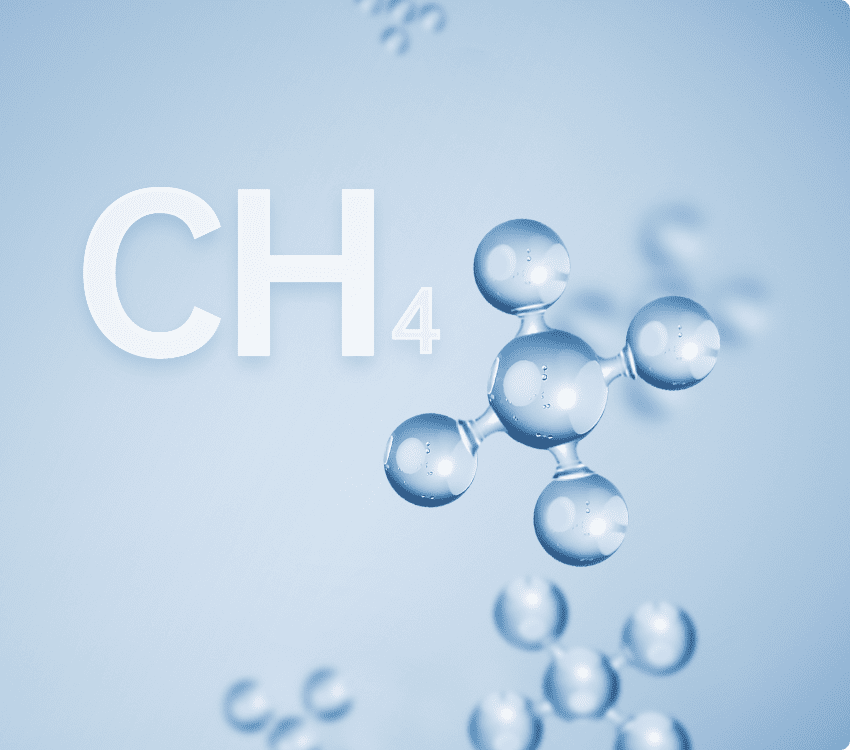  Natural gas (CH₄)